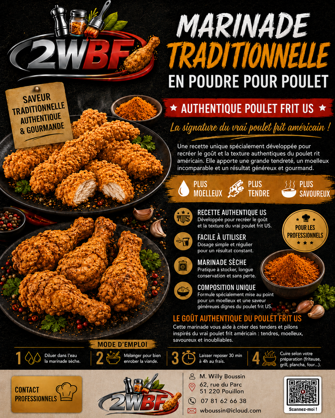 Fiche professionnelle 2WBF — Marinade sèche Traditionnelle