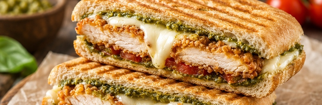Panini chicken pesto
